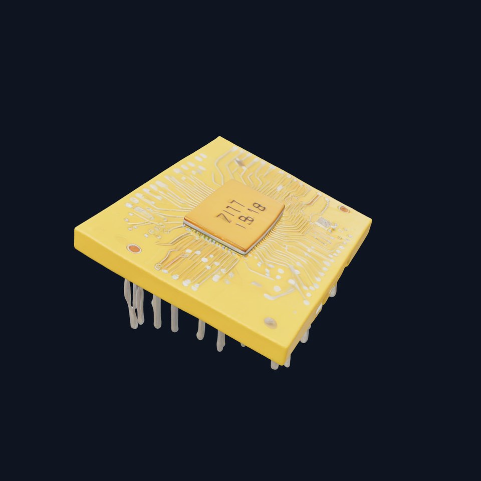 Golden Circuit Board model pack